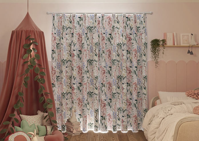 Wisteria, Blush - Made to Measure Curtains - Image 7